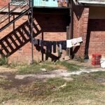 Former beerhall converted into illegal settlement