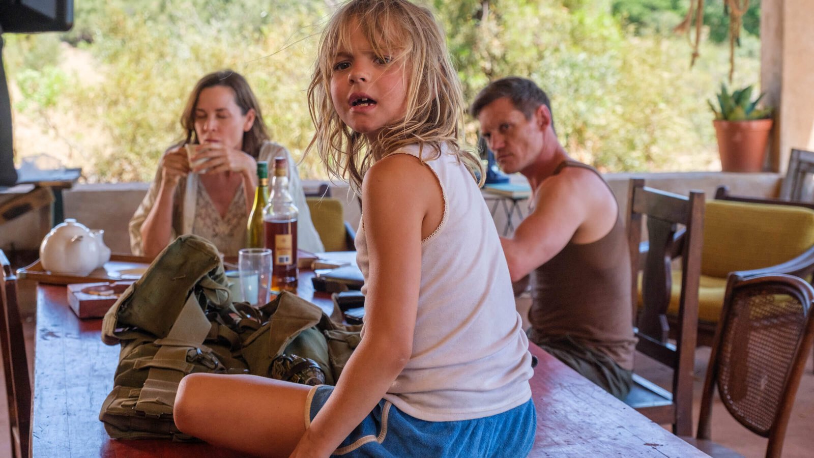 Actor Embeth Davidtzs directorial debut Dont Lets Go to the Dogs Tonight was filming during the Hama