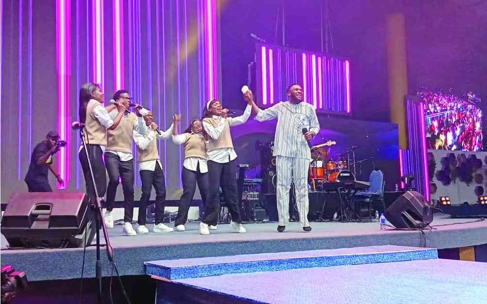 Ebuka Songs Sunmisola light up Prophesied Relentless Worship Encounter