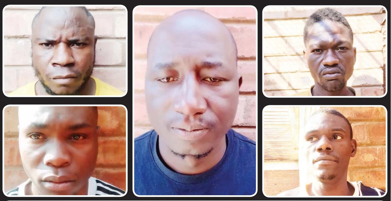 Zimbabwean authorities have apprehended five of some of the countrys most notorious robbers bringing