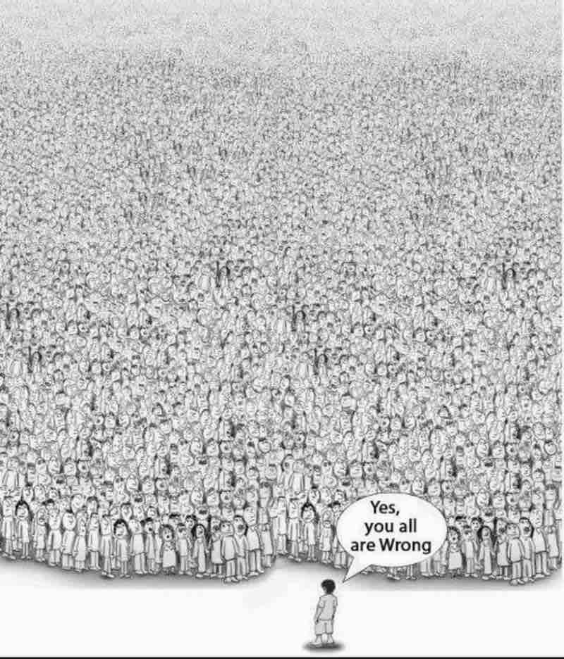 The Crowd Is Always Wrong