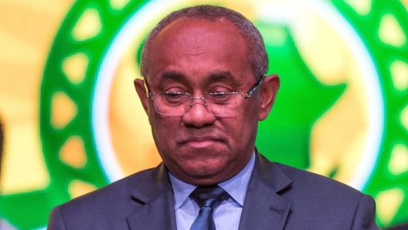 The Confederation of African Football president Ahmad has been banned for five years by Fifa for bre