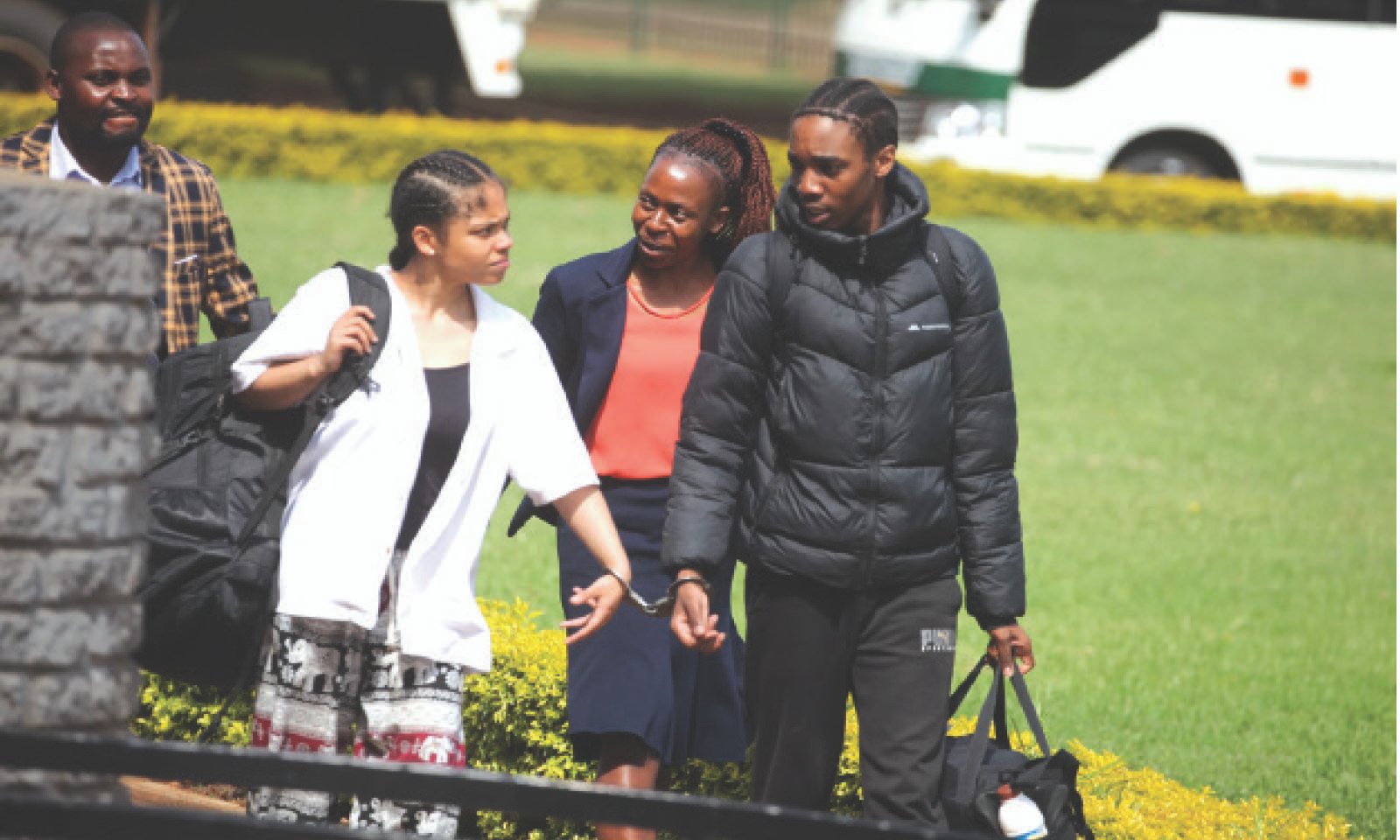 BRITISH DRUG MULES BUSTED AT ZIM AIRPORT 66KG ganja earns couple 18-year jail term
