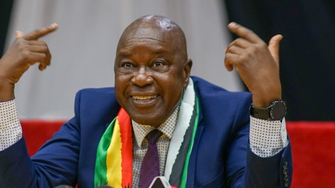ZANU PF Secretary for Information and Publicity Christopher Mutsvangwa on Friday delivered a speech