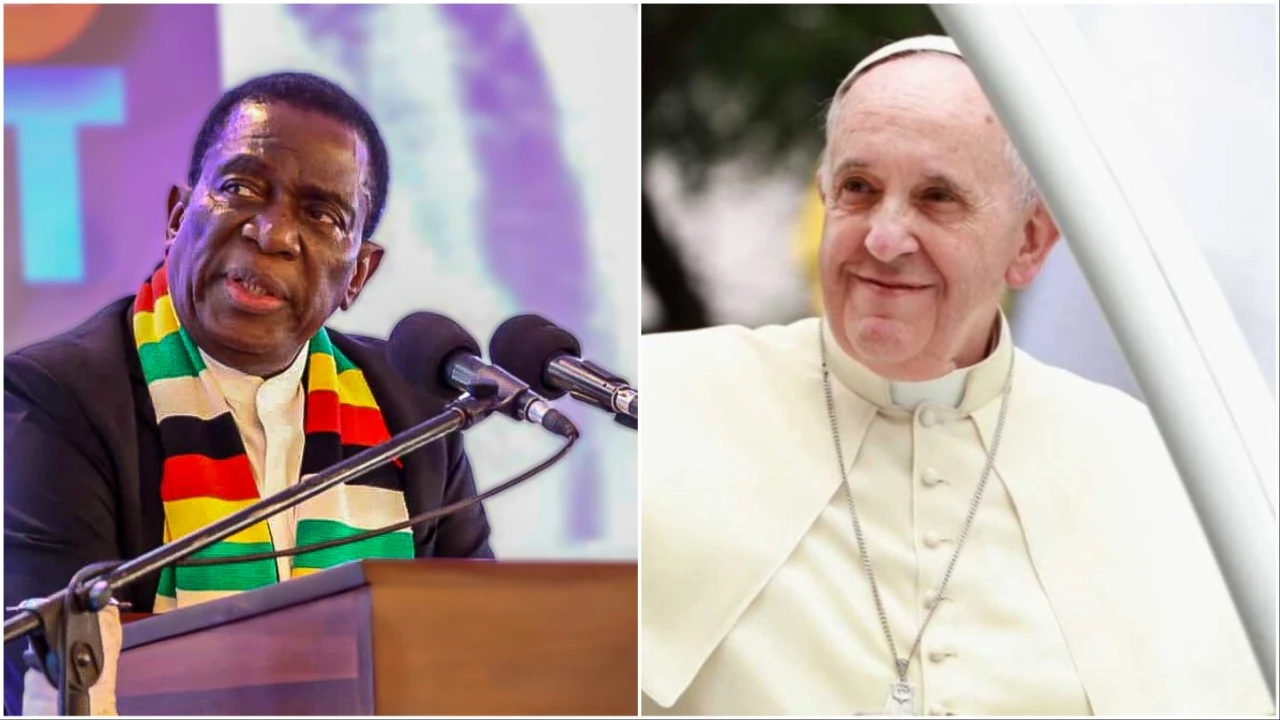 President Mnangagwa Leads Zimbabwe In Mourning Pope Francis