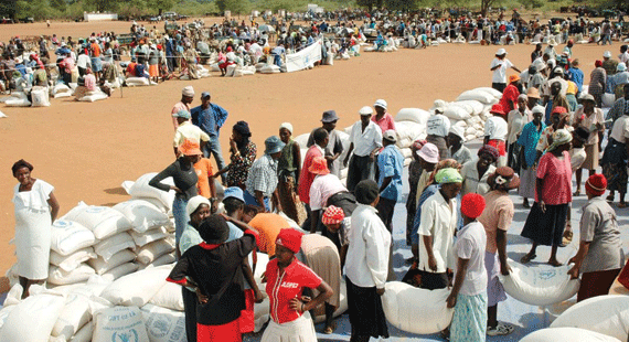 Paltry 9 of 27m hungry citizens receive food