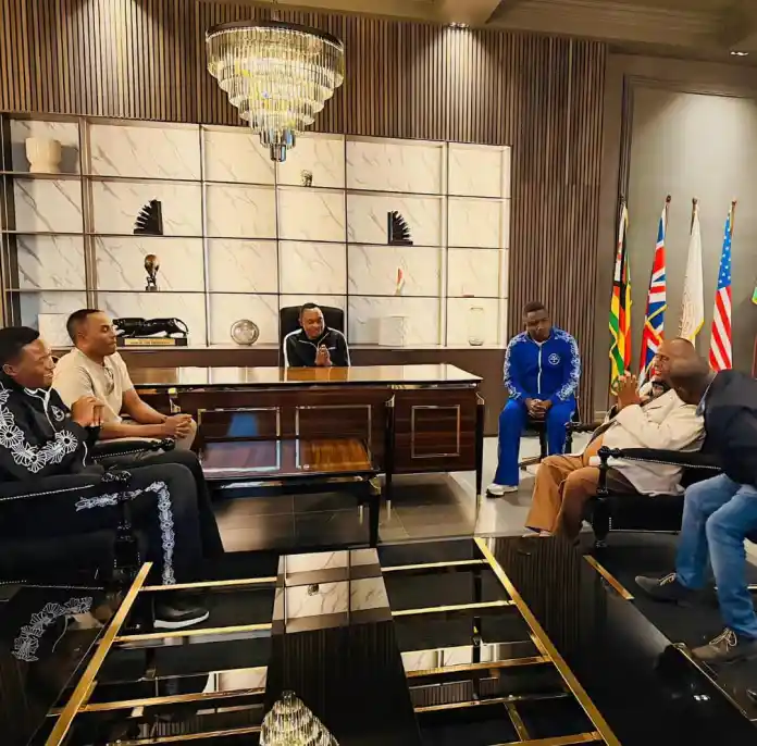 Today controversial prophet Uebert Angel had the honour to be visited by Bishop