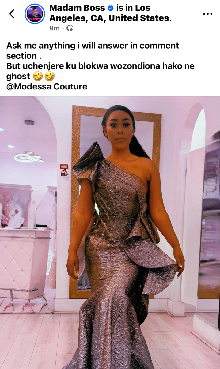 Madam Boss Drops Heathrow Pose In Los Angeles ZimEye