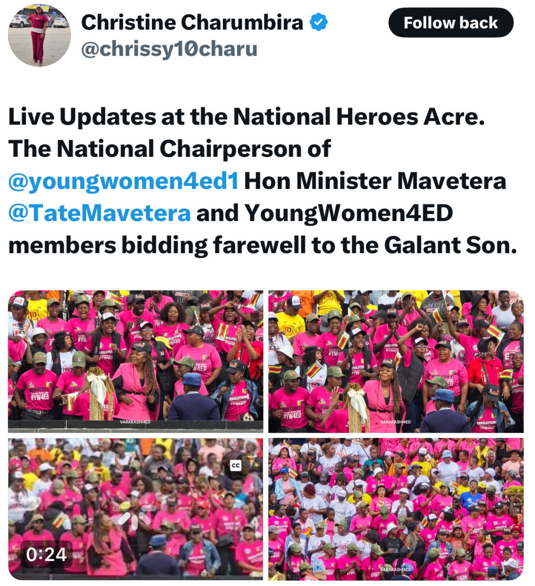 It Costs 10 US Dollars to Defile Zimbabwes Heroes Acre ZimEye