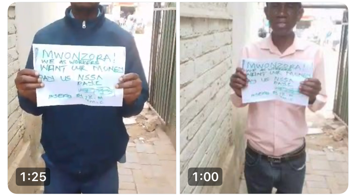 Demo Against Douglas Mwonzora In Harare Over No Payment of Taxes ZimEye