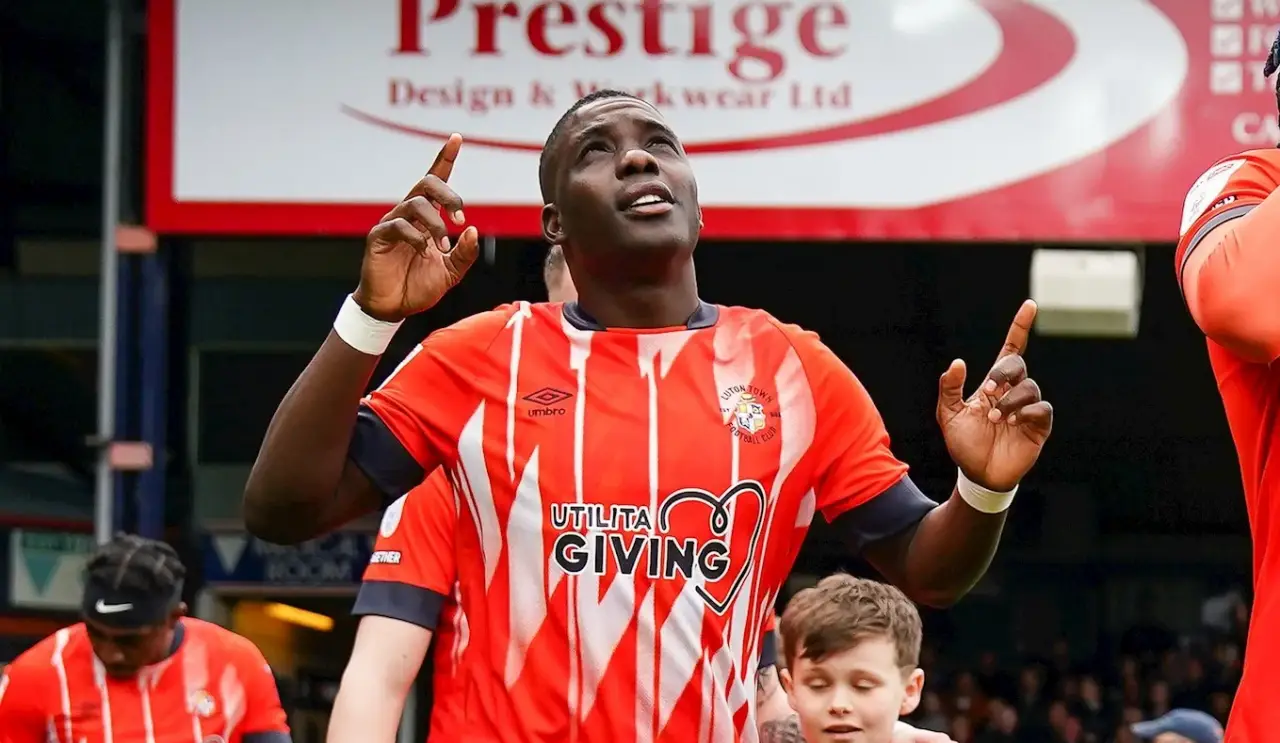 Luton Town star Marvelous Nakamba returns to action after long injury layoff