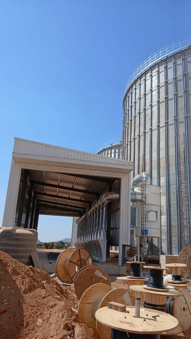 The construction of state-of-the-art grain silos by the Grain Marketing Board GMB in Mhangura is nea