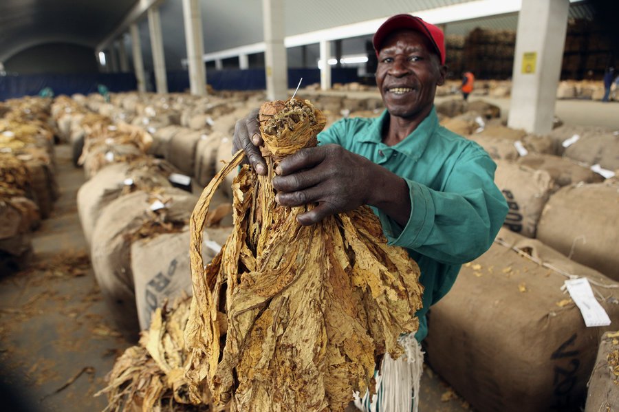 Tobacco deliveries are slower than expected because farmers are not happy with the fixed exchange ra