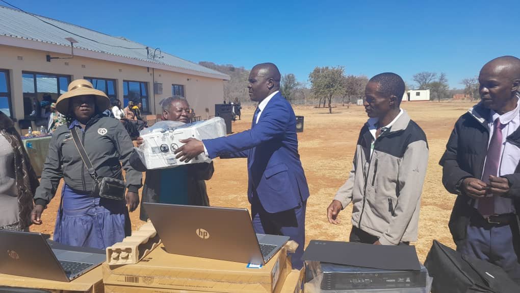 Deputy Minister donates ICT gadgets to Esiphikeni Secondary School