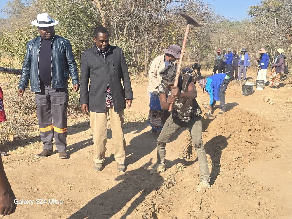RIDA director general Shumba tours Bulilima District piped water scheme