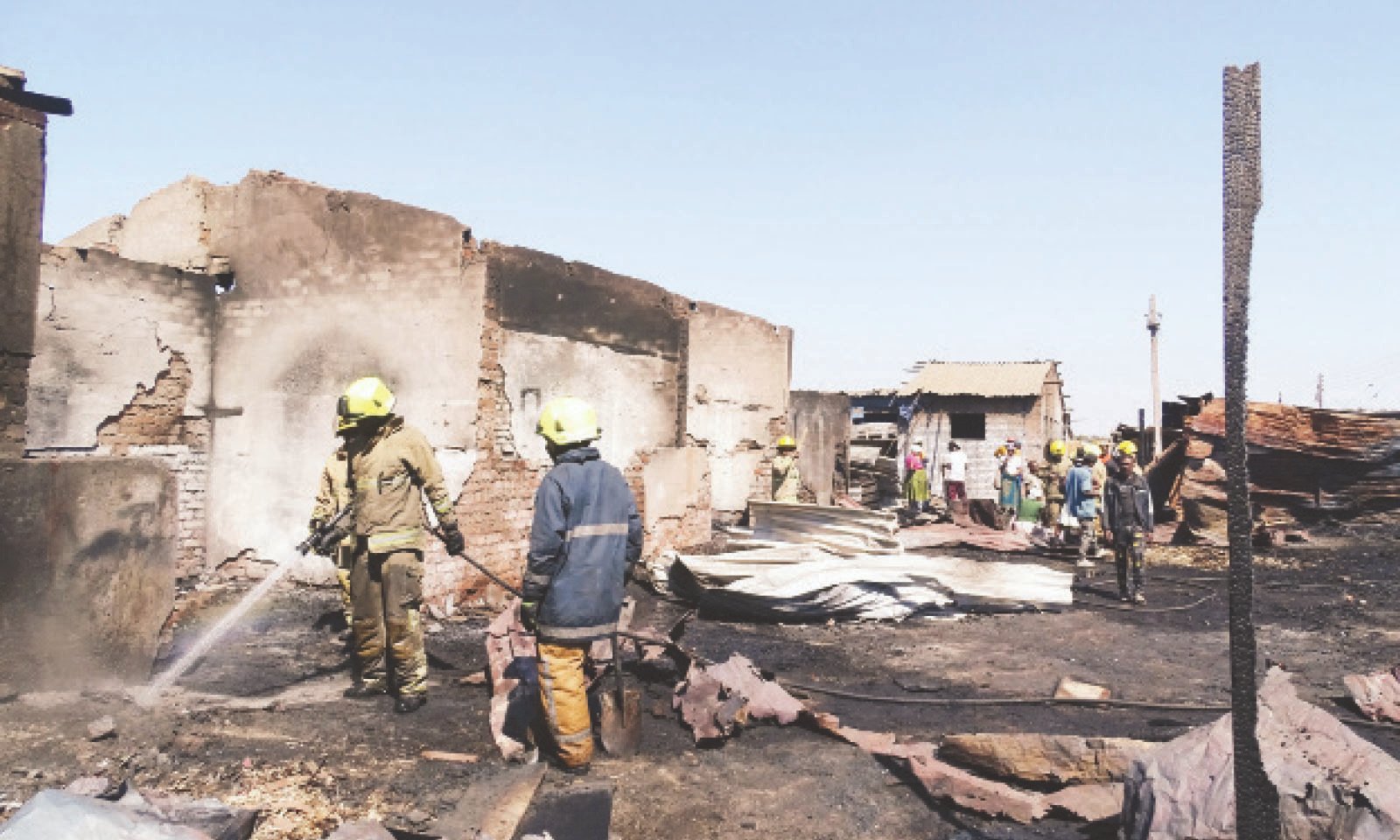 Another fire razes Glen View complex