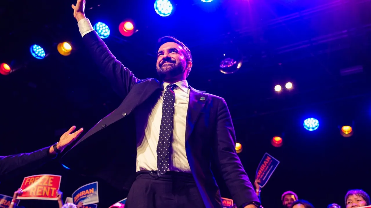 Nearly 2000 supporters of Zohran Mamdani on May 4 packed the venue Brooklyn Steel for a rally featur