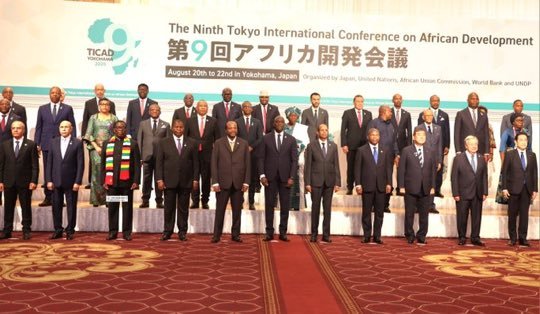 President joins other world leaders at the TICAD official opening