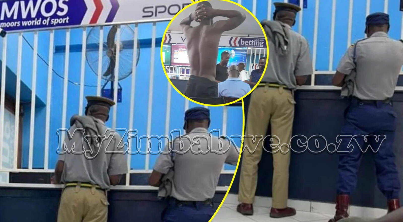 HARARE Uniformed police officers in Zimbabwe are strictly prohibited National Police Spokesperson C