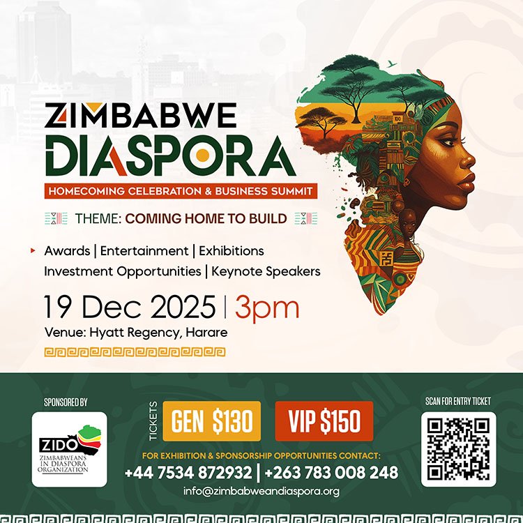 Diaspora community to converge for third edition of Zimbabwe Diaspora Homecoming Celebration & Business Summit