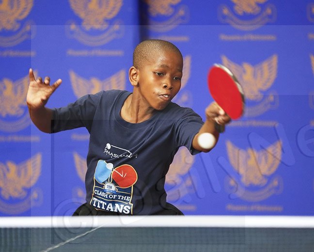 Three table tennis whiz kids