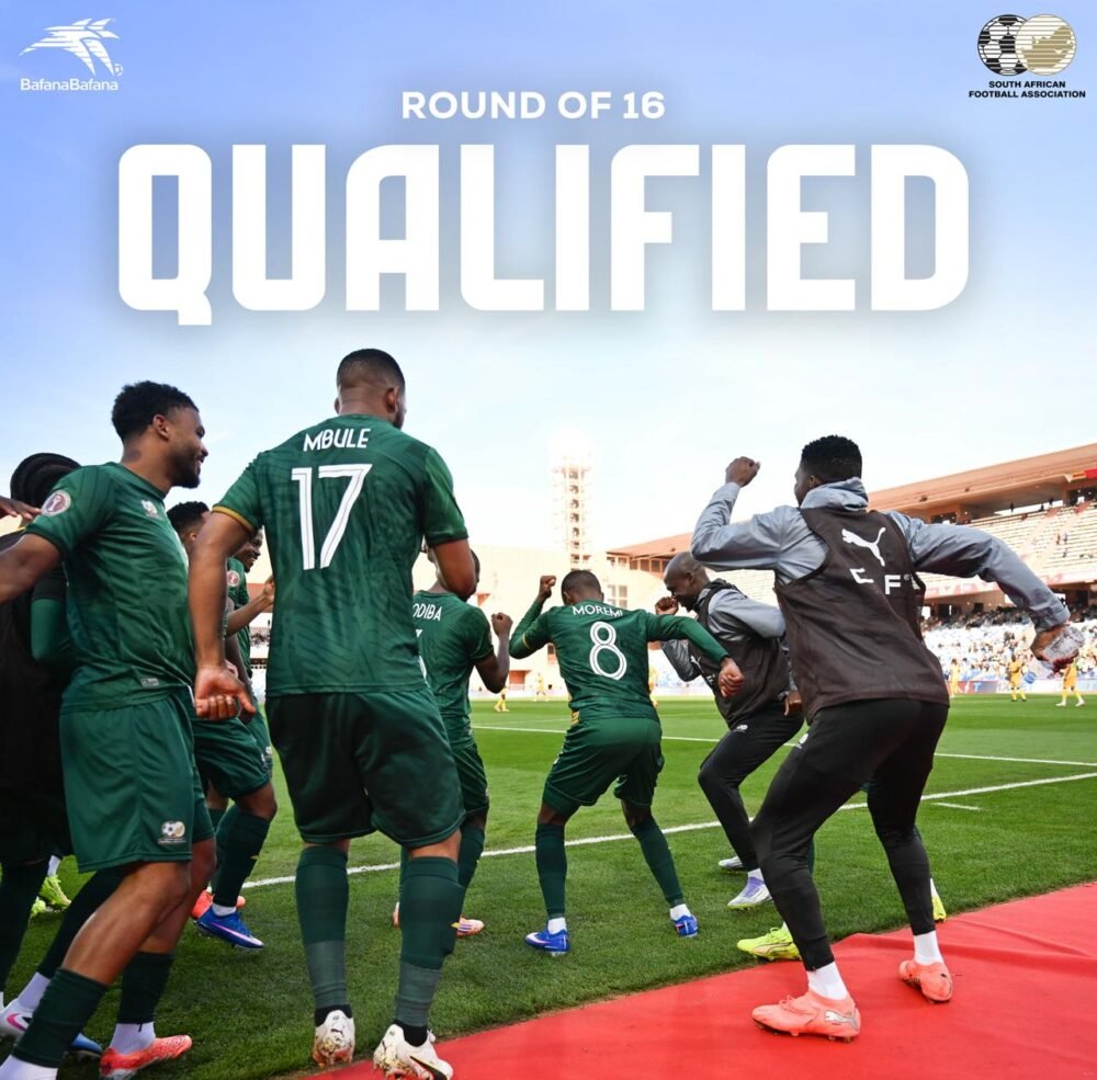 Bafana survive Warriors’ siege to book AFCON Last 16 spot