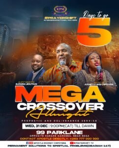 Apostle Chipoyera leads Mega-Crossover all night prayer