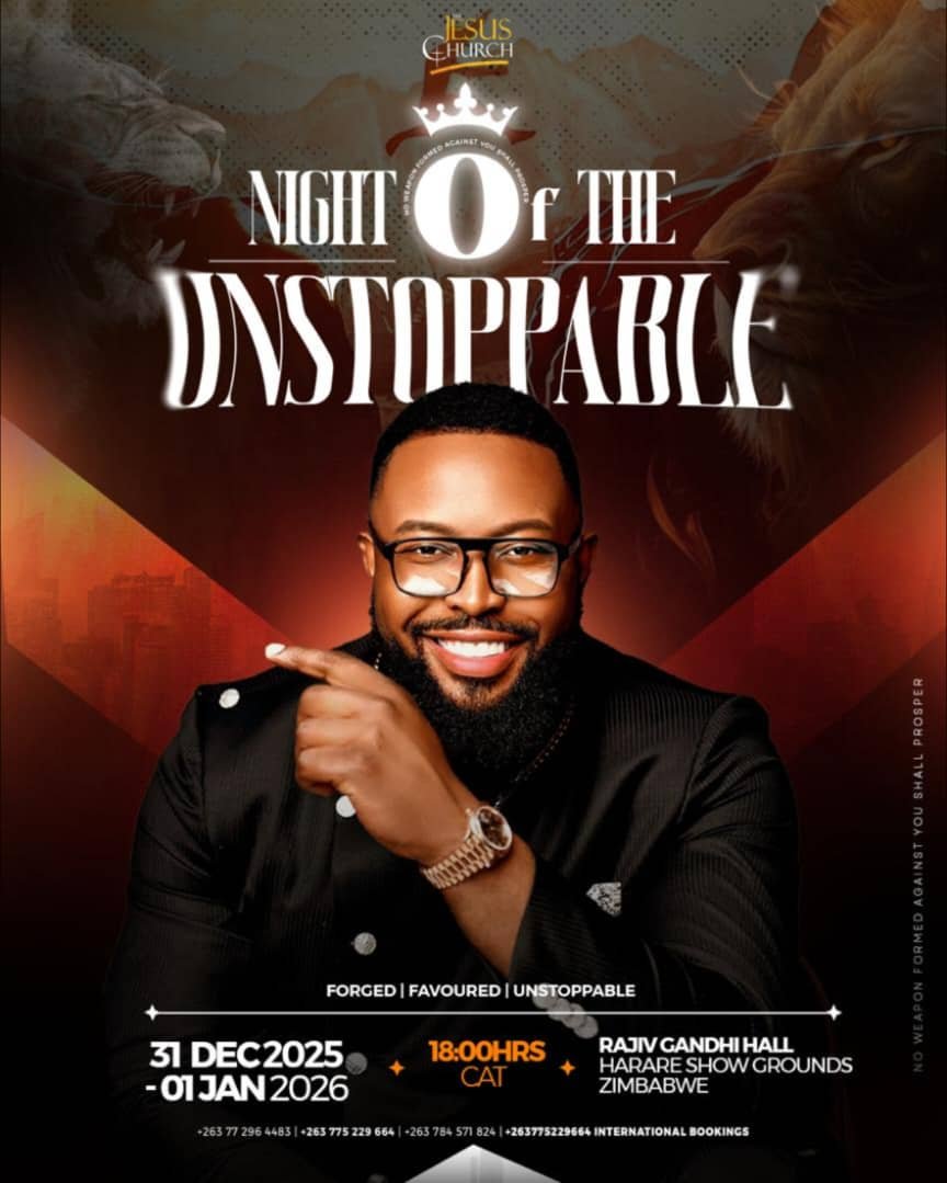 Harare to Host ‘Night of the Unstoppable’ crossover service as Edd Branson draws global attention