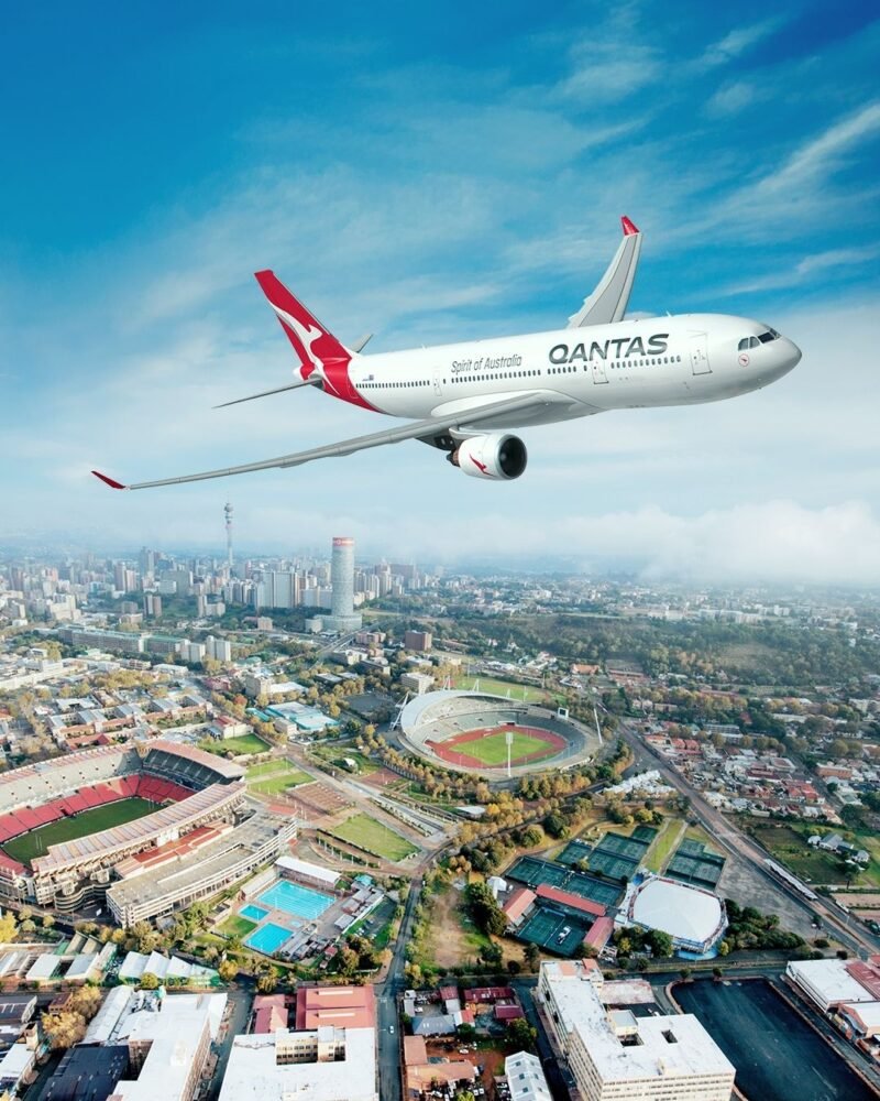 Qantas launches new non-stop flight between Johannesburg and Perth