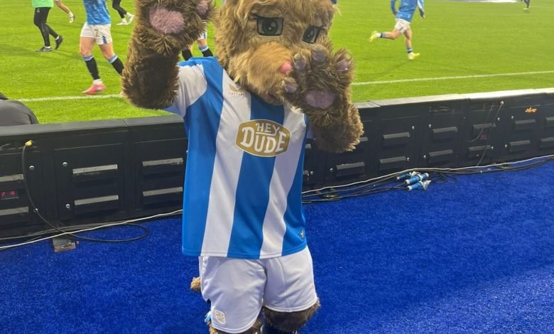 I spent the day as a football mascot