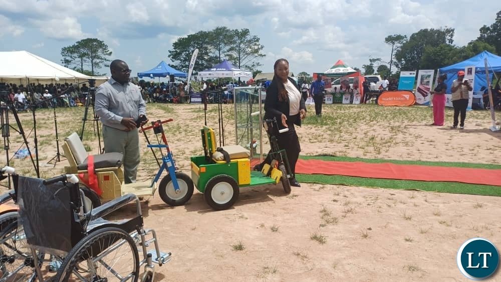 World Vision Zambia donates to persons with...