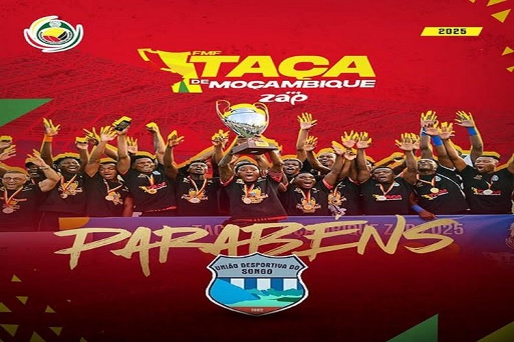 UD Songo faz "dobradinha" com a conquista da Taça de Moçambique