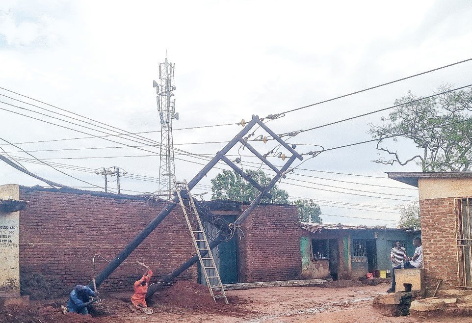 Rains hit power supply infrastructure
