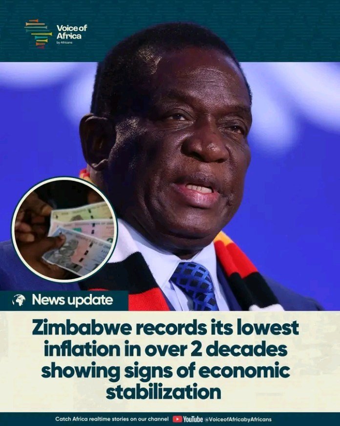Zimbabwe Achieves Lowest Inflation in 29 Years Amid Bold Currency Reforms.