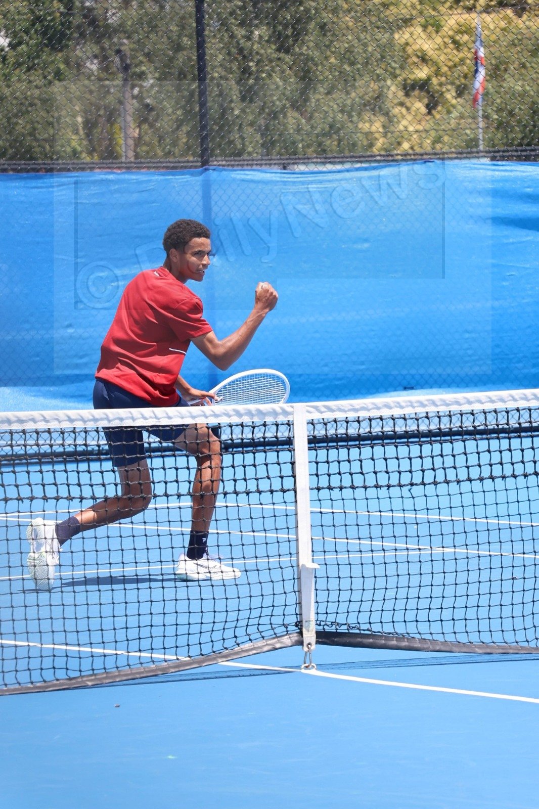 Tennis prodigy makes history at