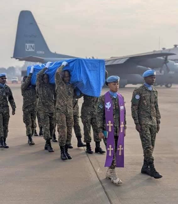 Fallen peacekeeper, Staff Sergeant Banda’s remains return home