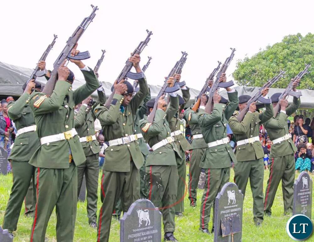 Zambia Army lays peacekeeper Banda to rest...