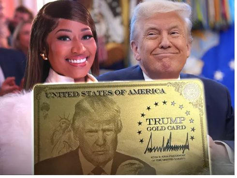 Nicki Minaj flaunts ‘free’ Trump Gold Card after celebrating US President