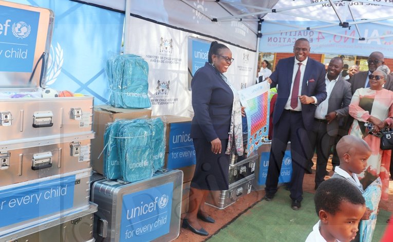 UNICEF donation brings joy to