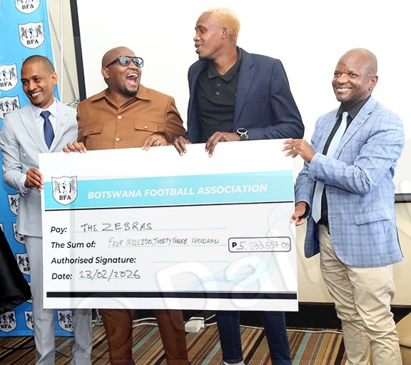 BFA Rewards Zebras P5m Following AFCON Run