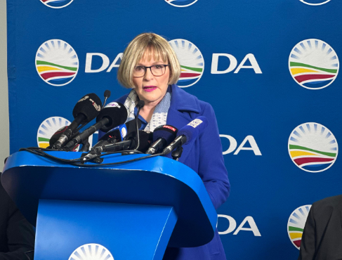 Zille dismisses claims of a rift between her and Steenhuisen