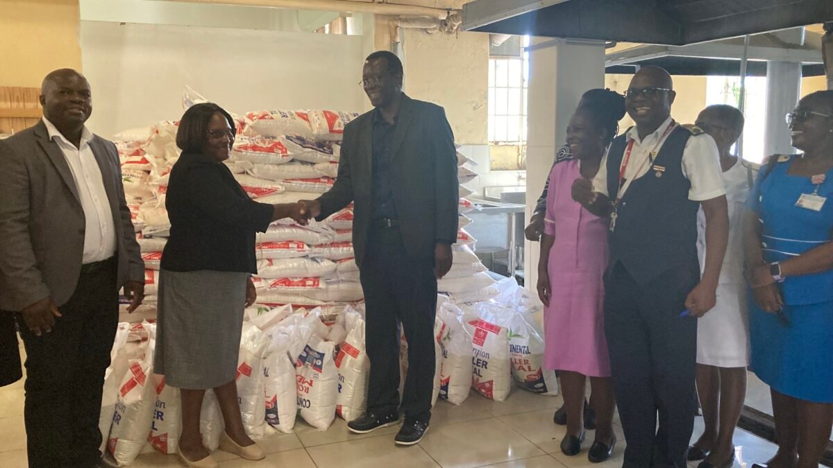 First Lady donates food to Mpilo Hospital