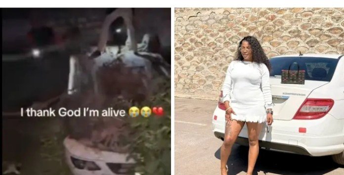 Socialite Florence Solochi has been involved in a road accident