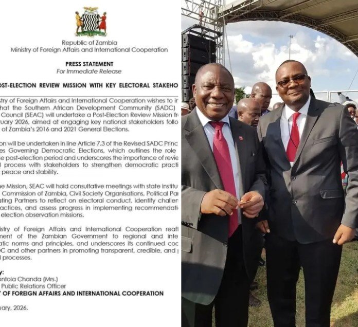 SADC SEAC POST-ELECTION REVIEW MISSION WITH KEY ELECTORAL STAKEHOLDERS INZAMBIA
