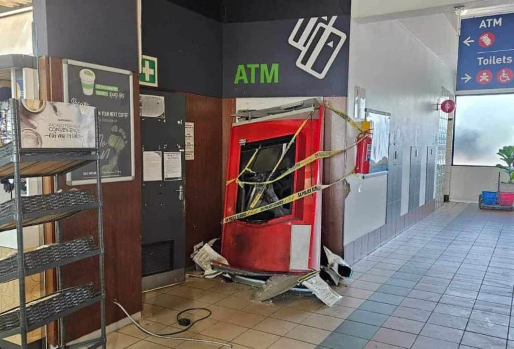 PICS | ATM bombed at filling station