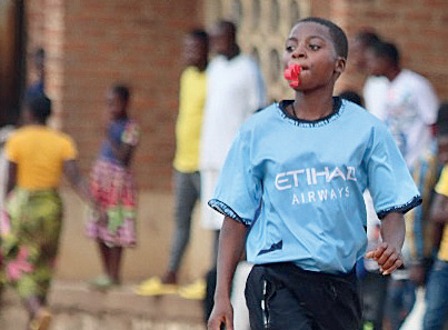 The girl with a whistle