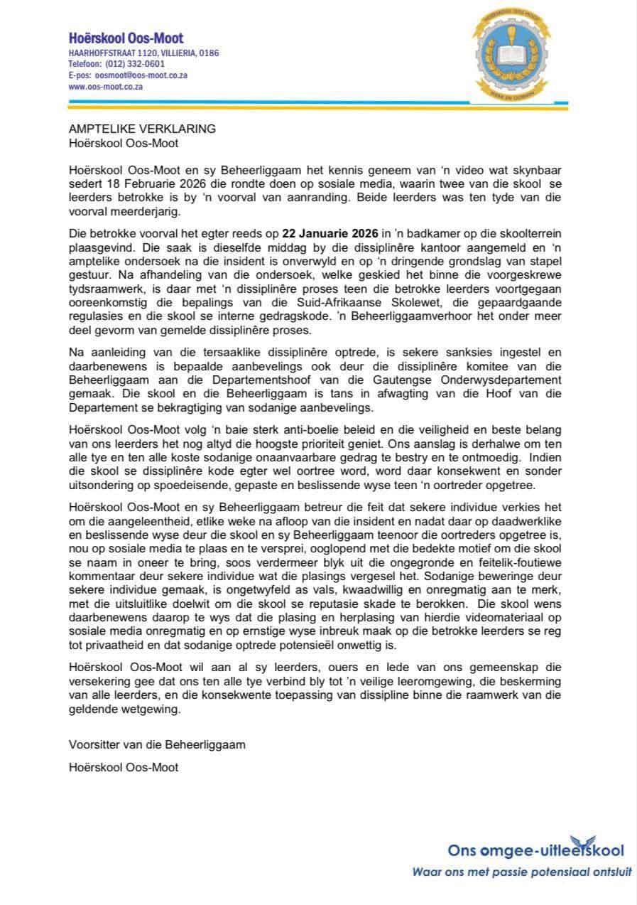 Viral Gauteng school bullying video sparks concern