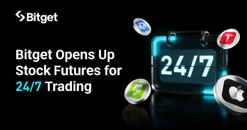 Bitget opens up stock futures for 24/7 trading