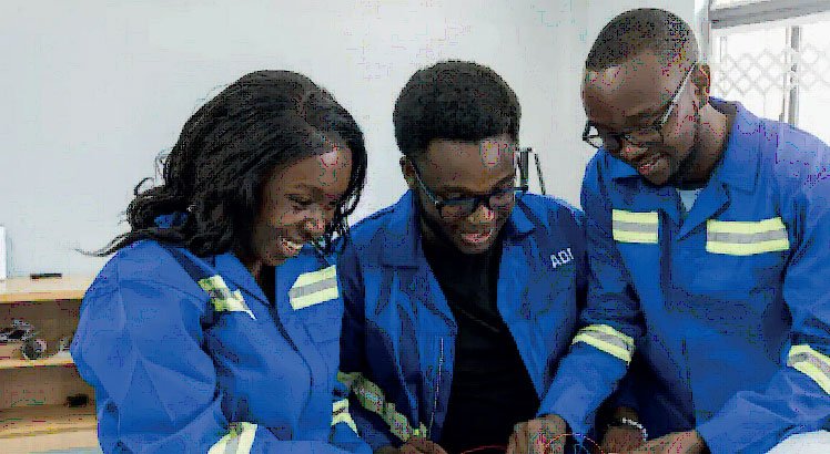 Youths take on stream waste