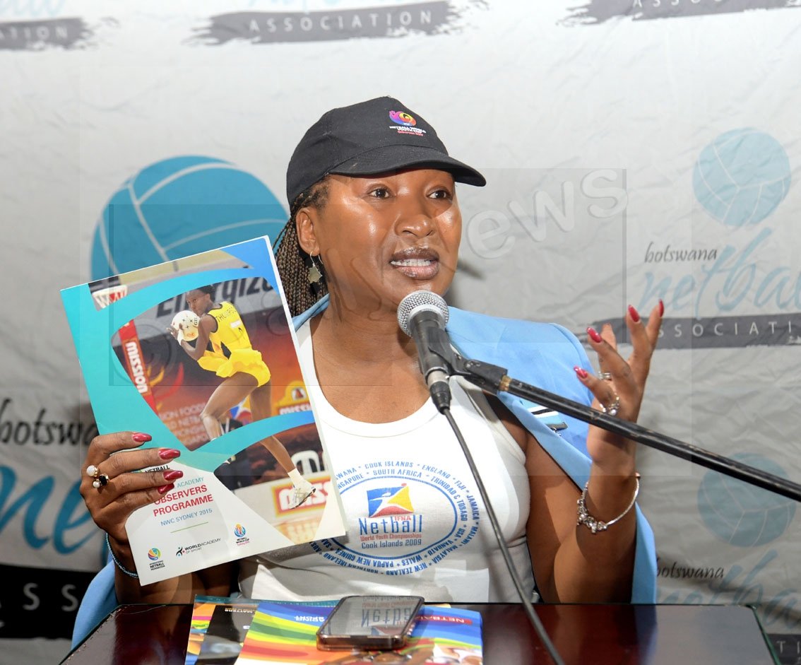 Lebotse-Sebego shares nuggets of wisdom on netball